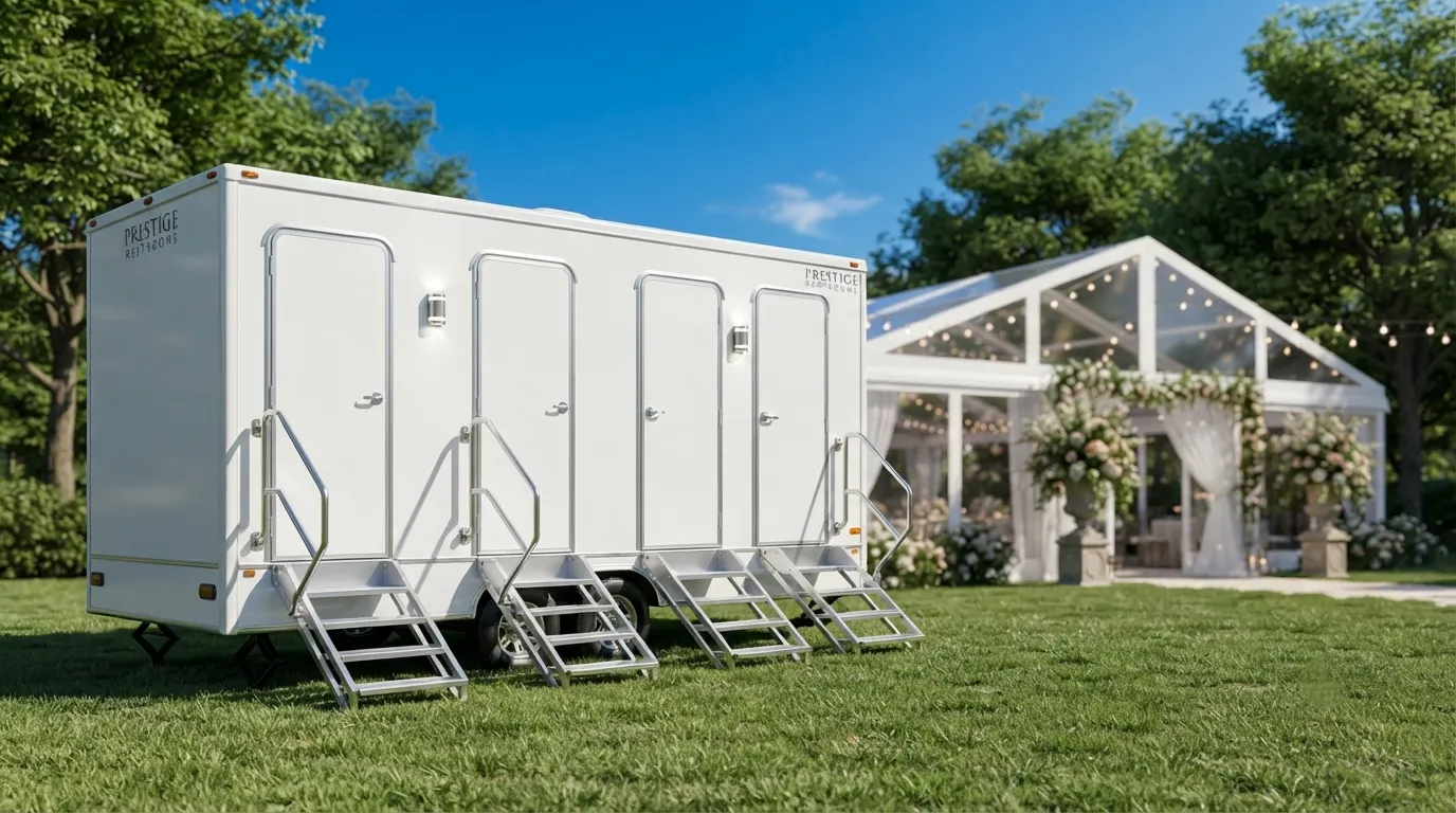 4 Stall Restroom Trailer in Newport News, VA