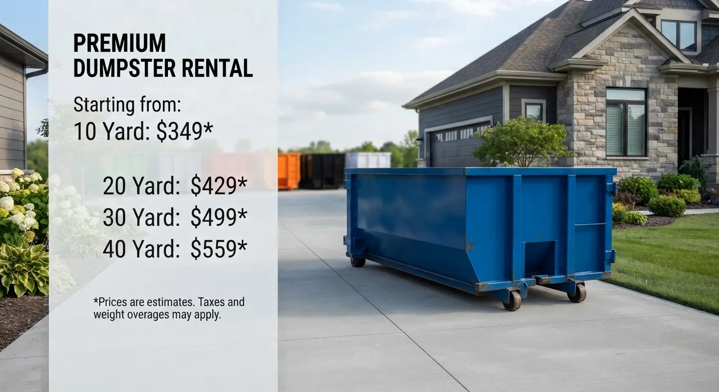 Dumpster Rental Cost in Newport News, VA
