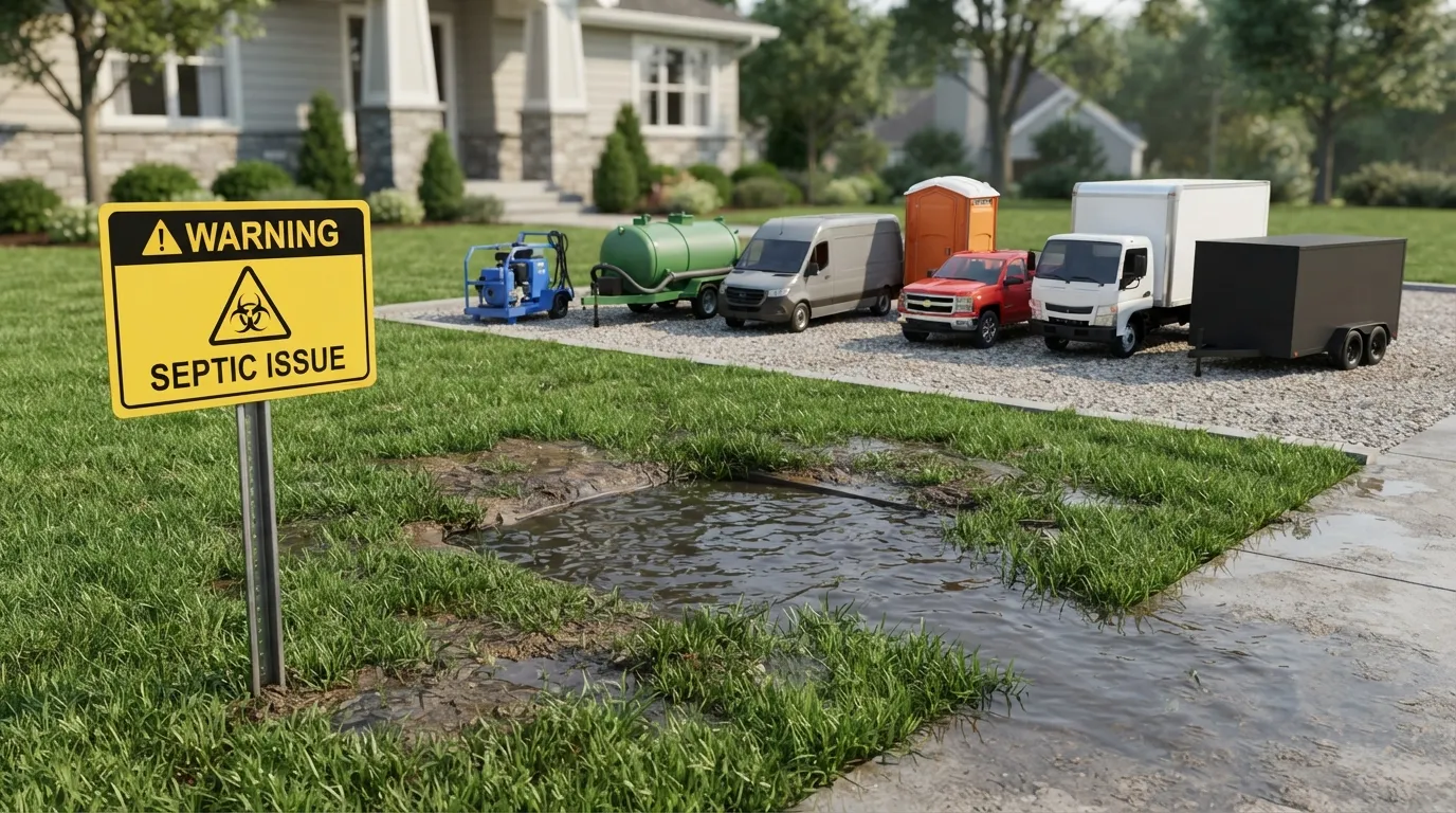 Septic Tank Warning Signs in Newport News, VA